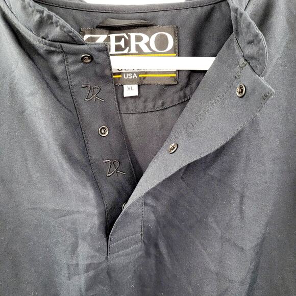 Vintage Zero Restriction Gold Outerwear Black Shirt Made in USA Men's Size XL - Picture 3 of 10